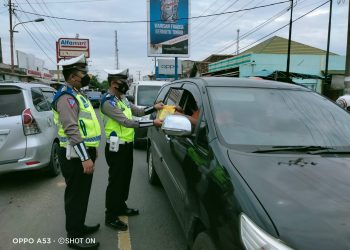 Satlantas Polres Pringsewu Kampanye Tertib Lalu Lintas