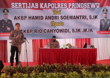 Pisah Sambut Kapolres Pringsewu AKBP Rio Cahyowidi