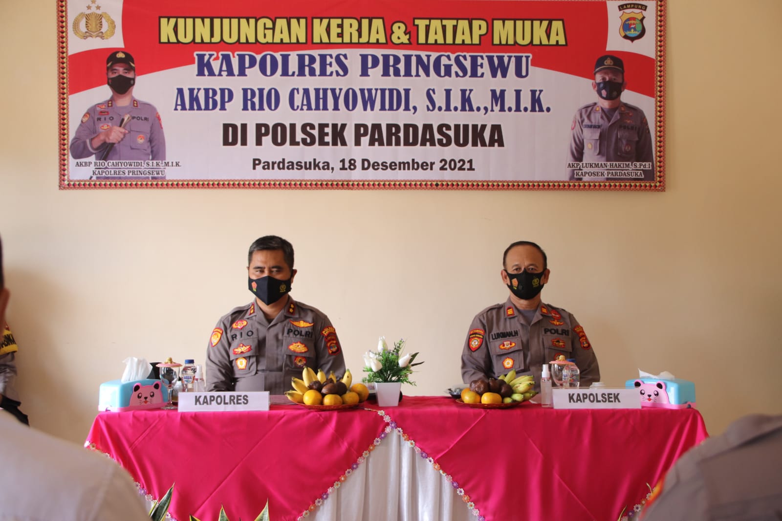 Kapolres Kunjungi Polsek Pardasuka