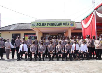 Kapolres Kunjungi Polsek Pardasuka dan Pringsewu