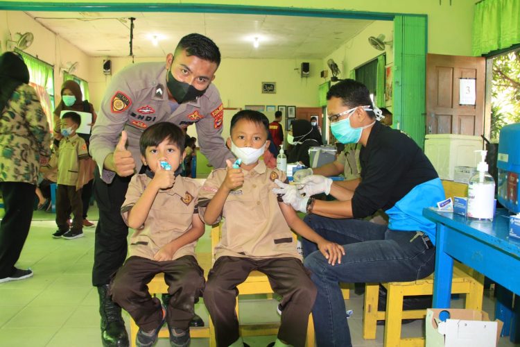 SDN 1 Pringsewu Selatan Gelar Vaksinasi