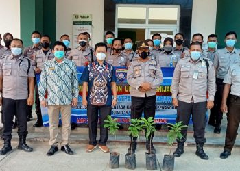 Polres Pringsewu dan Satpam, pringsewu.lappung.com