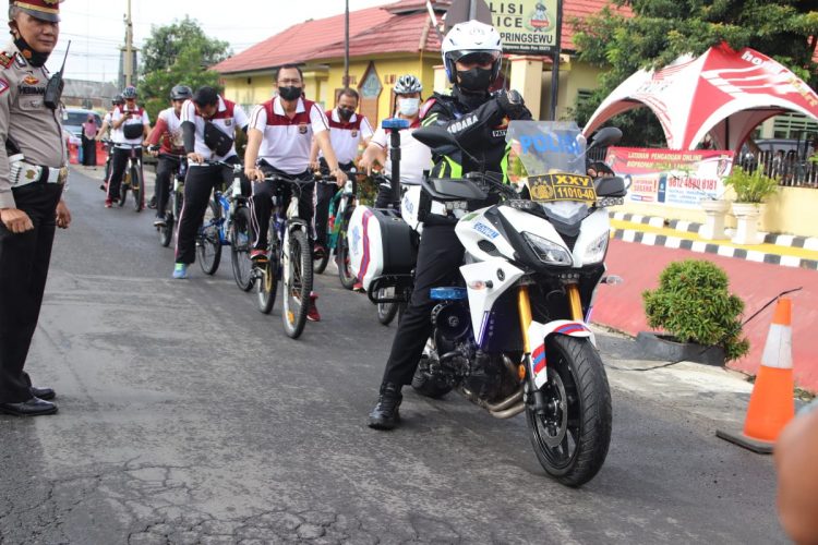 Gowes Bareng Forkopimda Pringsewu, pringsewu.lappung.com