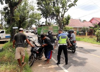 Lakalantas di Jalinbar Pajaresuk, pringsewu.lappung.com