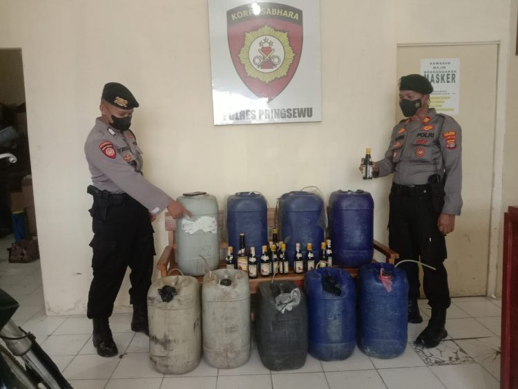 Polres Pringsewu Razia Miras, pringsewu.lappung.com