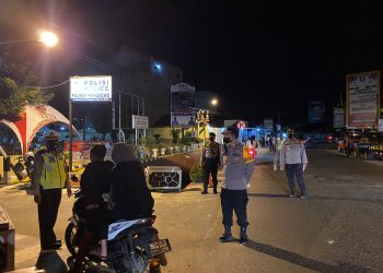 Polisi dan Satpol PP, pringsewu.lappung.com