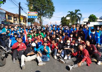 Mahasiswa Pringsewu Ikut Demo, pringsewu.lappung.com