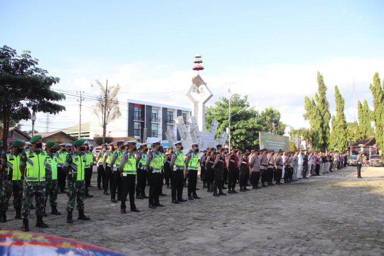 Apel Gabungan Pengamanan Takbiran, pringsewu.lappung.com