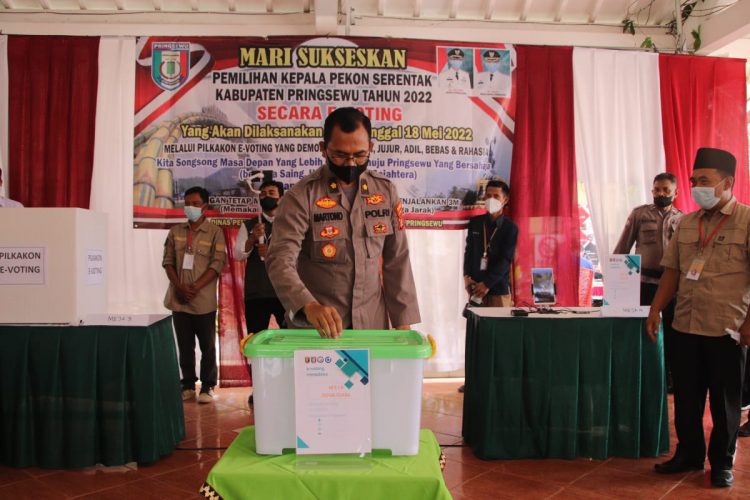 Simulasi Pemilihan Kepala Pekon E-Voting
