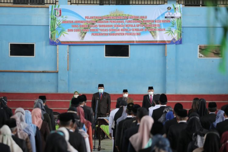Pelantikan Pejabat di Kabupaten Pringsewu