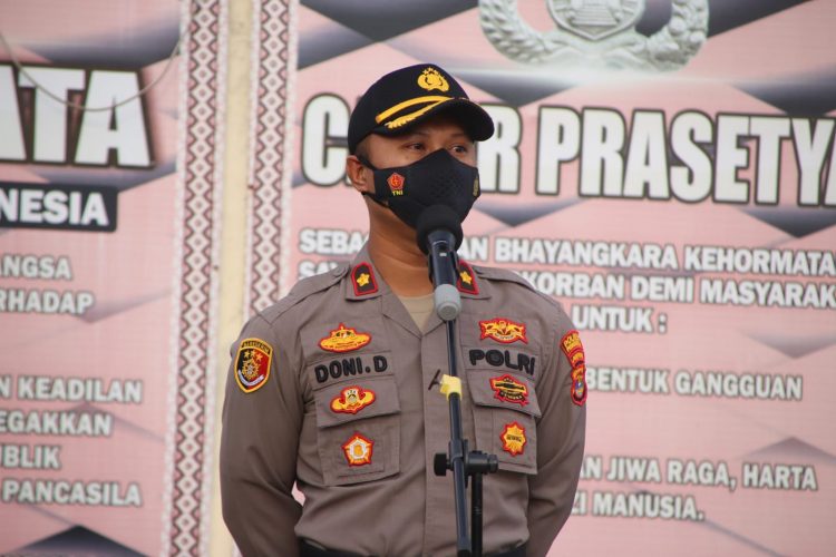 Doni Dunggio Pimpin Apel