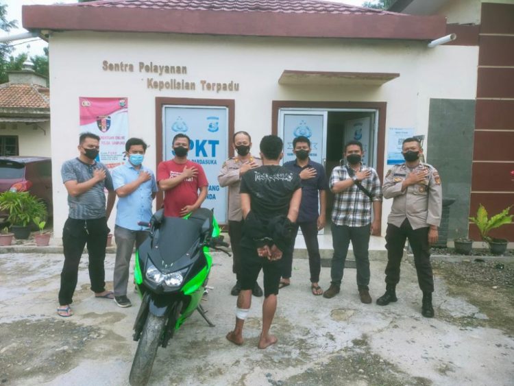 Polsek Pardasuka Tangkap Pelaku Curanmor
