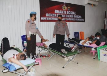 Polres Pringsewu Aksi Donor Darah