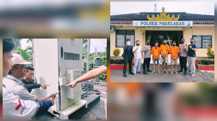 Sindikat Pencuri Baterai dan Kabel Tembaga BTS