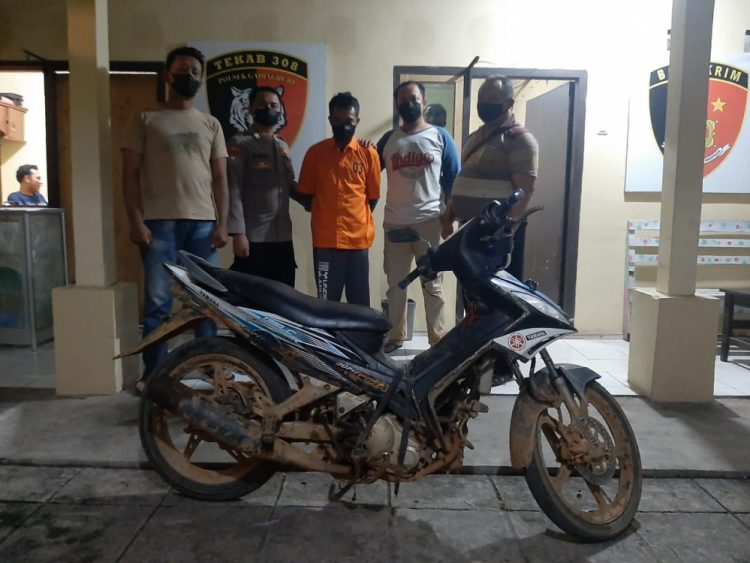 Polsek Gadingrejo Tangkap Buronan Pelaku Curanmor