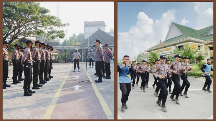 Polres Pringsewu Gelar Tradisi Pembinaan