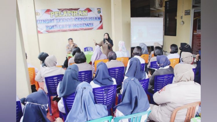 Polres Pringsewu Gelar Pelatihan Fungsi Teknis Kepolisian