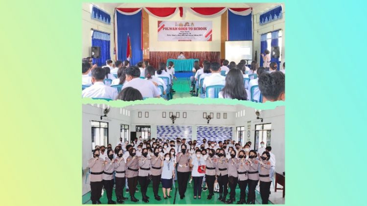 Polwan Polres Pringsewu Goes to School