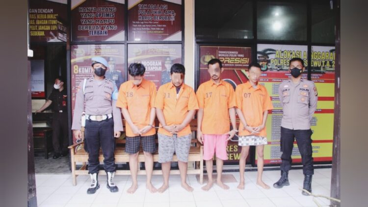 Empat Warga Gadingrejo Ditangkap Satnatkoba