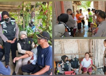 Polres Pringsewu Bagikan Sembako