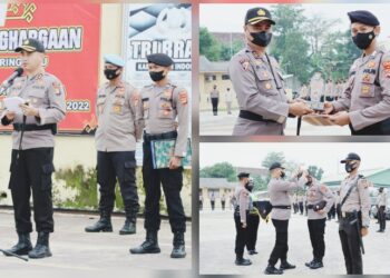 AKBP Rio Cahyowidi Pimpin Apel