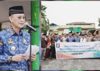 Peserta Muktamar Muhammadiyah dan Aisyiyah ke-48 dari Pringsewu