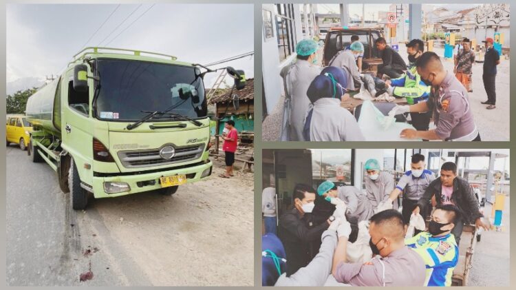 Lakalantas di Jalan Raya Pekon Podosari