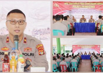 Polres Pringsewu Gelar Pelatihan Binkatpuan