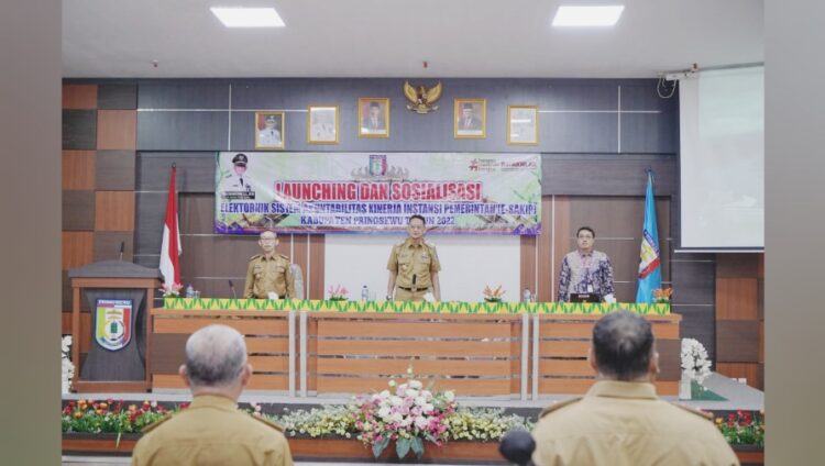 Peluncuran E-SAKIP di Pemkab Pringsewu