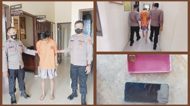 Polsek Pardaauka Tangkap Pelaku Jambret Ponsel