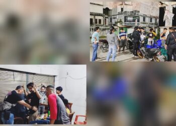 Polsek Gadingrejo Razia Malam