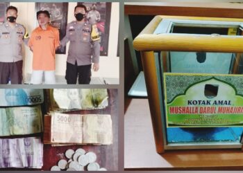 Pencuri Kotak Amal Musala Darul Muhajirin