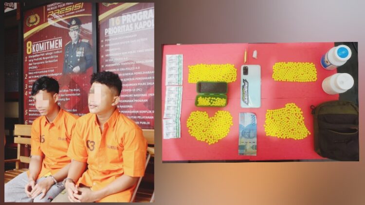 Pengedar Pil Hexymer di Pringsewu