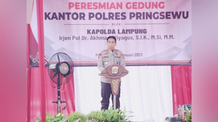 Peresmian Gedung Mapolres Pringsewu,