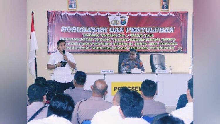 Polres Pringsewu Gelar Sosialisasi KUHP Baru