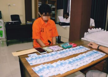 Pengedar Uang Palsu di Pekon Yogyakarta