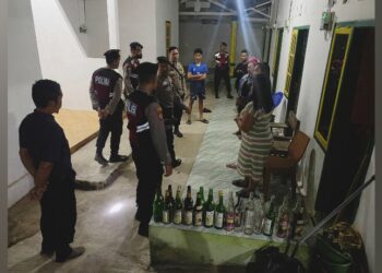 Polisi Tertibkan Rumah Indekos di Pringsewu Barat