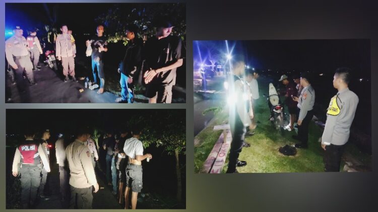 Pesta Miras di Tanggul Sawah Pajaresuk
