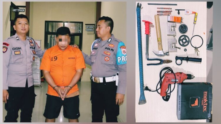 Karyawan PT Indomarco Diringkus Polres Pringsewu