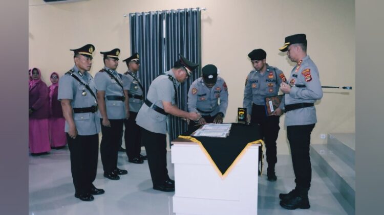 Sertijab Kasat Reskrim dan Kapolsek Pringsewu
